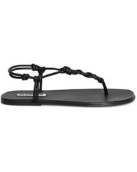 Jil Sander - Flat Soled Sandals - Lyst