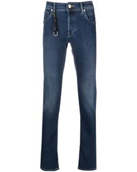 Incotex - Halbhohe Tapered-Jeans - Lyst