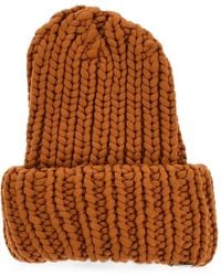 DSquared² - Chunky-Knit Turn-Up Beanie Hat - Lyst