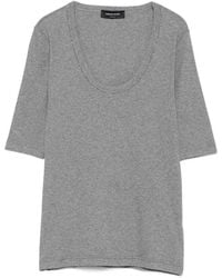 Fabiana Filippi - Embellished Scoop-Neck T-Shirt - Lyst