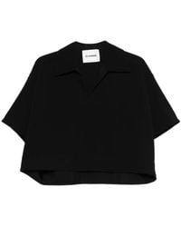 Jil Sander - V-Neck T-Shirt - Lyst