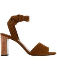 Jimmy Choo - Rori Braided Buckle Suede Sandals - Lyst