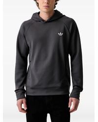adidas - Logo-Print Raglan-Sleeve Hoodie - Lyst