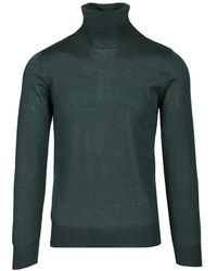 Al Duca d'Aosta - Roll-Neck Ribbed-Trim Sweater - Lyst