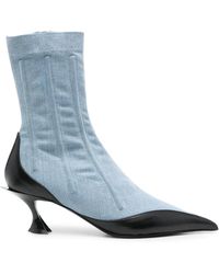 Mugler - Botas vaqueras con tacón de 55 mm - Lyst