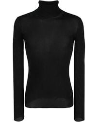 Off-White c/o Virgil Abloh - Pull Helvet En Maille Fine Nervurée - Lyst