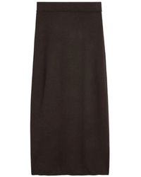 TOTEME - Long Knit Skirt Fondante - Lyst