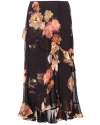 Zimmermann - Gonna Midi Asimmetrica Hypnotic-Donna - Lyst