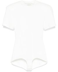 Magda Butrym - Short Sleeves Bodysuit - Lyst