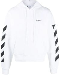 Off-White c/o Virgil Abloh - Diag ストライプ パーカー - Lyst