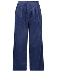 Paul Smith - Pleated Corduroy Trousers - Lyst