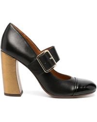 Chie Mihara - Buckle-Fastening Leather Pumps - Lyst