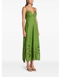 sachin and babi light blue dress Delicate Fruit Garden Pink Midi Dress – Hemline Woodway main image 1