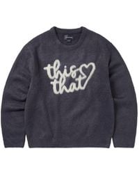 thisisneverthat - Heart-Logo Knit Sweater - Lyst