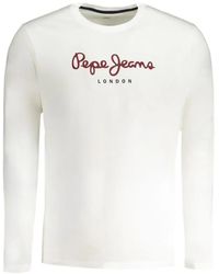 Pepe Jeans - Logo-Print Long-Sleeved T-Shirt - Lyst