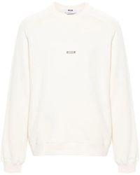 MSGM - Sudadera Con Logo Estampado - Lyst