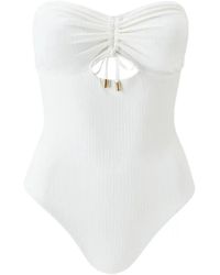 Melissa Odabash - Lucca Geribbeld Badpak - Lyst