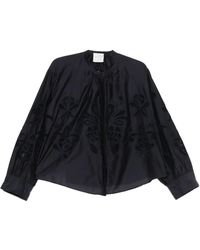 forte_forte - Lunamaris Broderie Anglaise Shirt - Lyst