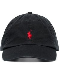 Polo Ralph Lauren Cappello da baseball con ricamo - Nero