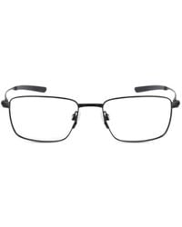 Nike - 6046 Titanium Rectangle-Frame Glasses - Lyst