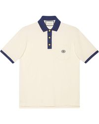 gucci logo baiadera polo
