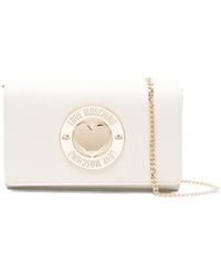 Love Moschino - Heart-Plaque Chain-Strap Cross Body Bag - Lyst