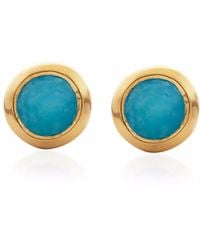 Monica Vinader - Mini Gem Stud Earrings - Lyst
