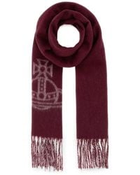 Vivienne Westwood - Orb-Motif Fringed Scarf - Lyst