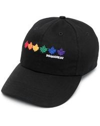 DSquared² - Embroidered-Logo Cotton Baseball Cap - Lyst