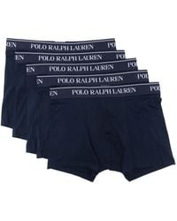 Polo Ralph Lauren - Logo-Waistband Boxers (Pack Of Five) - Lyst