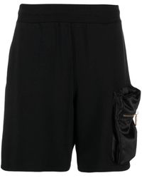Moschino - Pouch-pocket Cotton-blend Track Shorts - Lyst