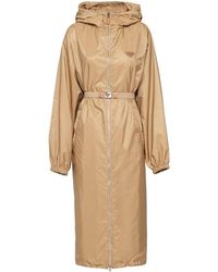 Prada - Re-nylon Hooded Raincoat - Lyst