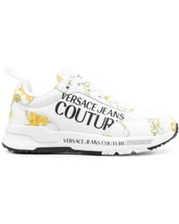 Versace Jeans Couture - Baroque-Pattern Low-Top Sneakers - Lyst