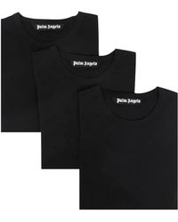 Palm Angels - Round-Neck Short-Sleeve T-Shirt (Pack Of Three) - Lyst