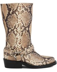 Rabanne - Xl Link Biker Boots - Lyst