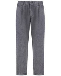 Herno - Vaqueros Rectos Con Pinzas - Lyst