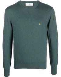 Vivienne Westwood - Orb Logo Embroidered Sweater - Lyst