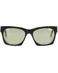 FACE HIDE - Numero 0 Tortoiseshell-Effect Square-Frame Sunglasses - Lyst