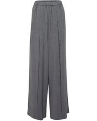 Enfold - Box-Pleated Wide-Leg Trousers - Lyst