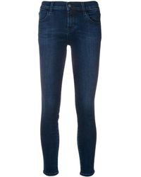 J Brand Alana Cropped Jeans - Blauw