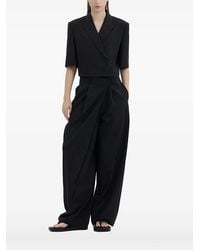 Juun.J - Short-Sleeve Cropped Jacket - Lyst