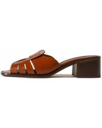 Hereu - Ancora Squared Fisherman Heeled Sandals - Lyst