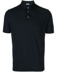 Zanone - Short-sleeve Cotton Polo Shirt - Lyst