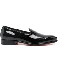 Santoni - Patent Leather Loafers - Lyst