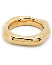Jil Sander - Bague À Logo Gravé - Lyst