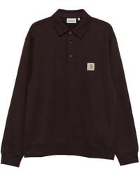 Carhartt - Logo-Patch Polo Sweatshirt - Lyst