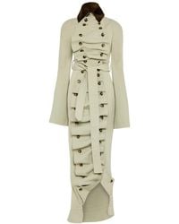 A.W.A.K.E. MODE - Ruffled Trench Coat - Lyst