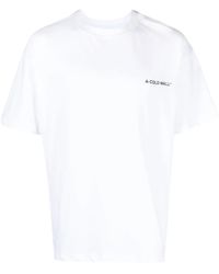 A_COLD_WALL* - Logo-Print Cotton T-Shirt - Lyst