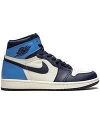 Nike - Air 1 Retro High Og "Obsidian/University" Sneakers - Lyst