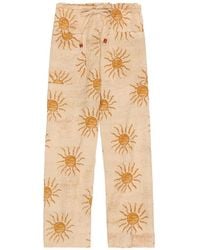 Bimba Y Lola - Bimba By The South Textured Cotton Jogger Trousers - Lyst